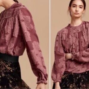 Wilfred Lourdes Blouse Sz:M Rose